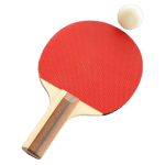 Raquette de ping-pong orientée à droite