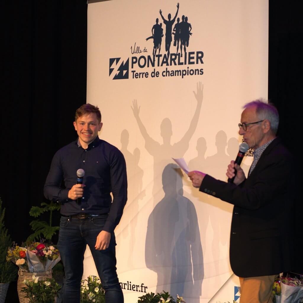 Florian récompensé en tant que pongiste de l'année 2024