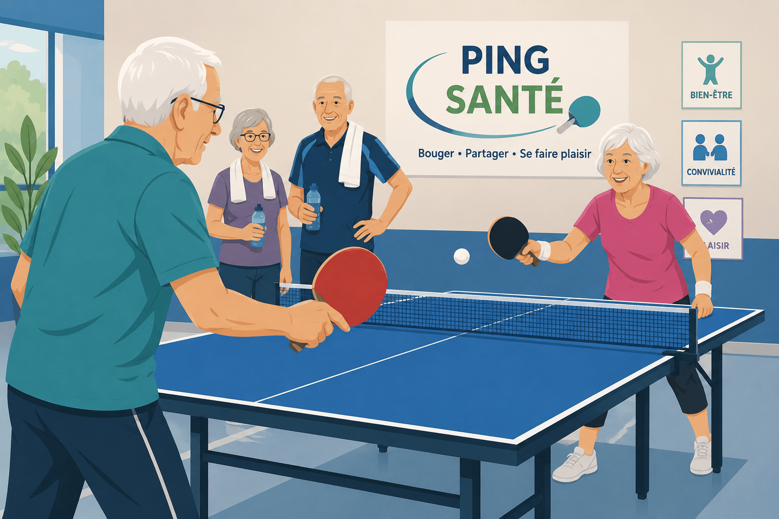 Image 2D représentant le Ping Santé